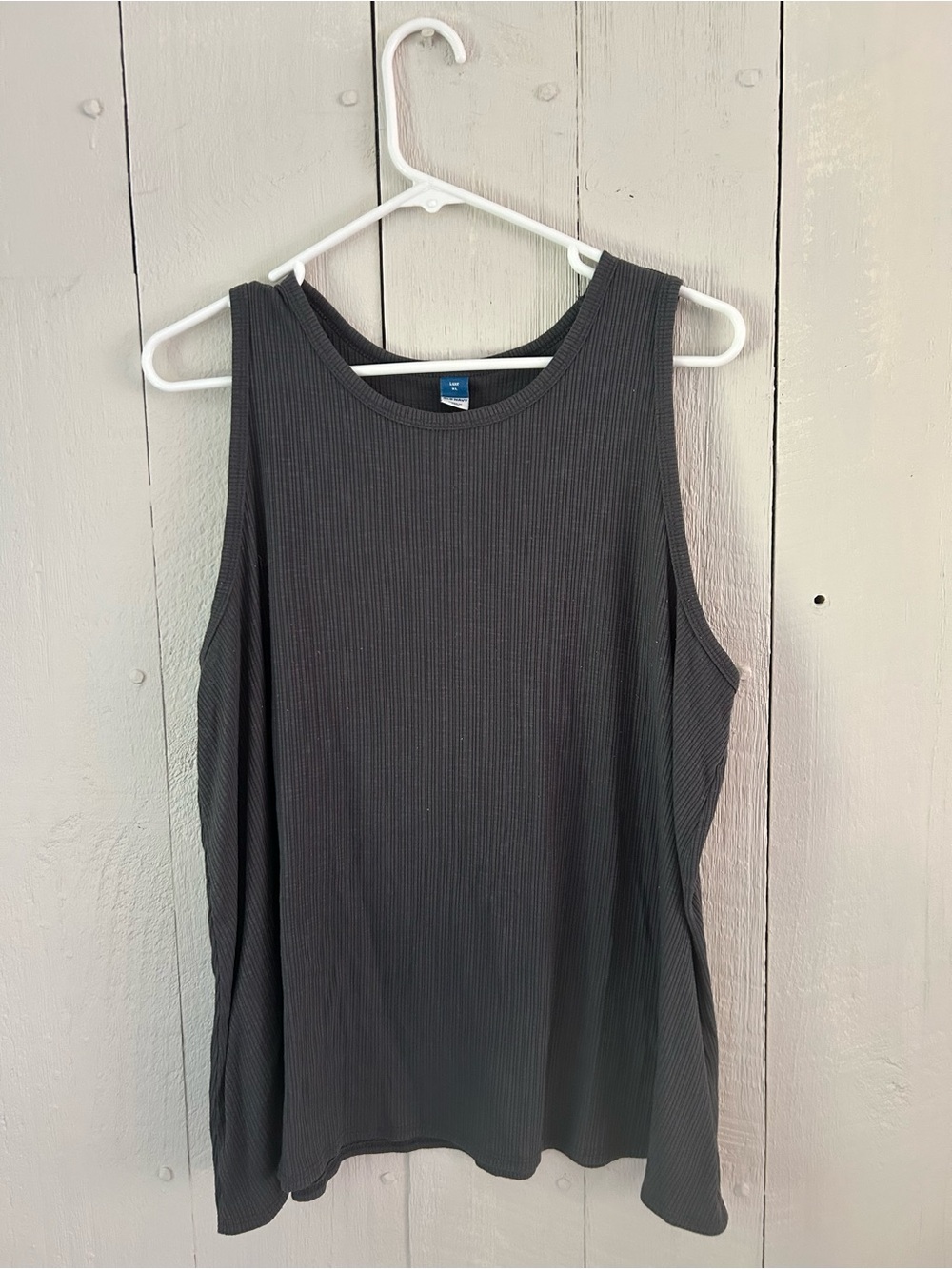 Old Navy Women’s Ribbed Tank Top - Charcoal Gray